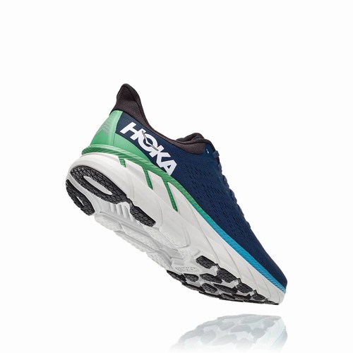 Hoka One One CLIFTON 7 Vegan Shoes For Men India Navy IN-3579